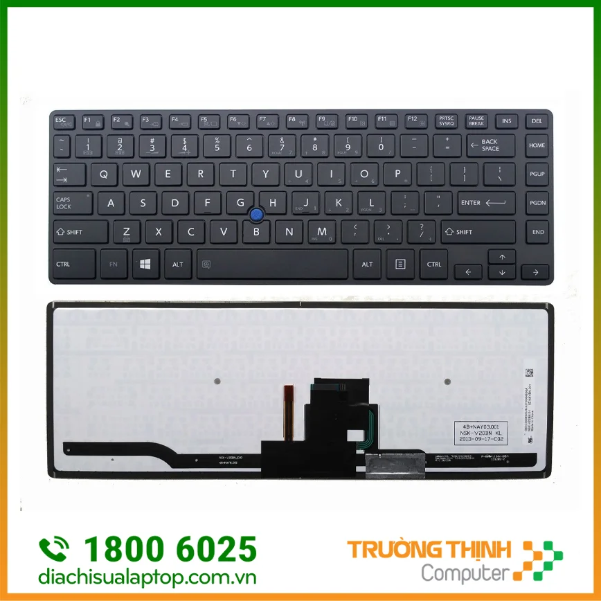 Bàn Phím Laptop Toshiba Portege R30 Chính Hãng