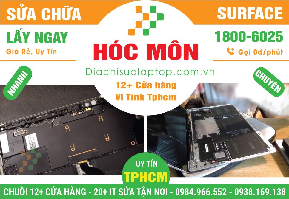 Địa Chỉ Sửa Surface Giá Rẻ Tại Huyện Hóc Môn