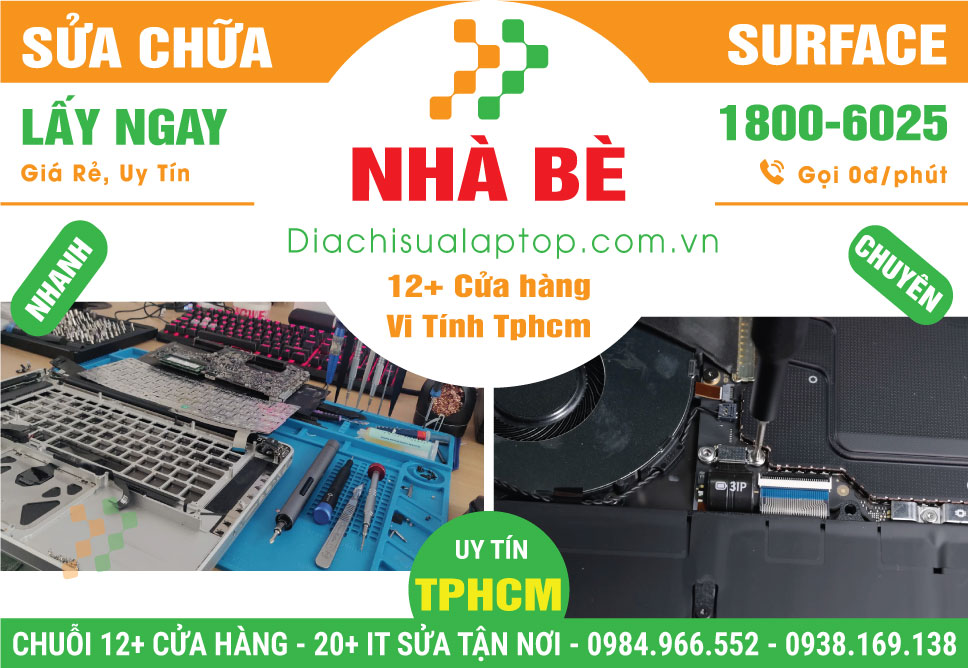Địa Chỉ Sửa Surface Giá Rẻ Tại Huyện Nhà Bè