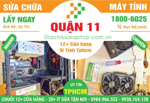 Sửa PC Máy Tính Bàn Thùng CPU Giá Rẻ Tại Quận 11