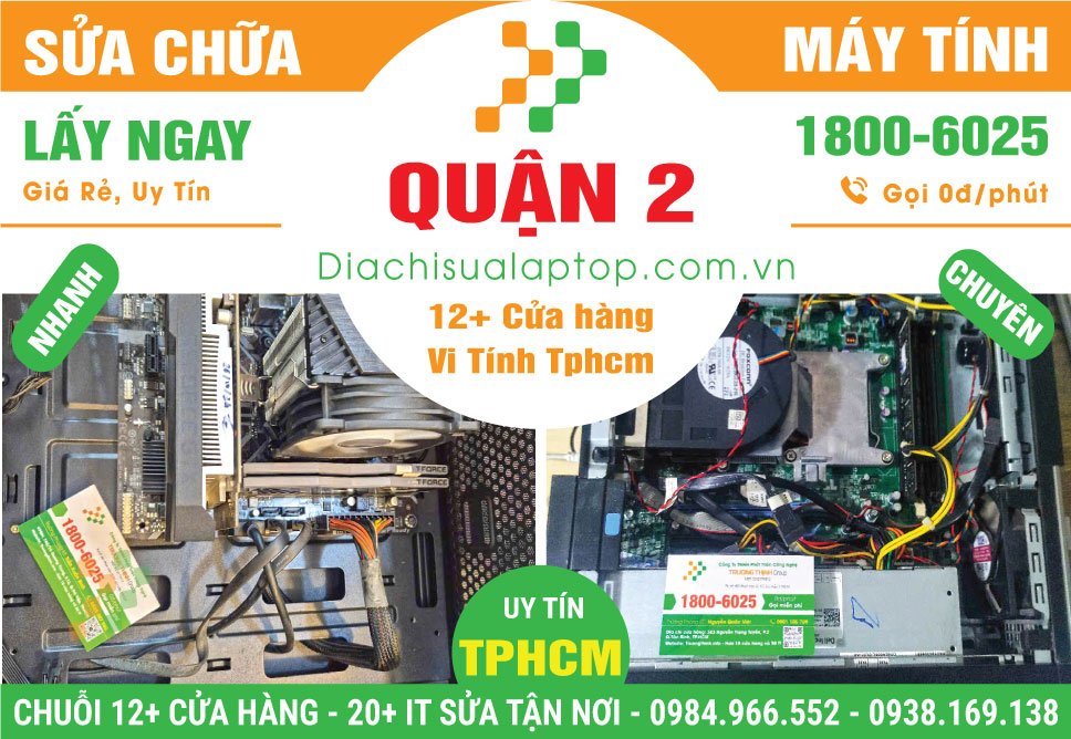 Sửa PC Máy Tính Bàn Thùng CPU Giá Rẻ Tại Quận 2