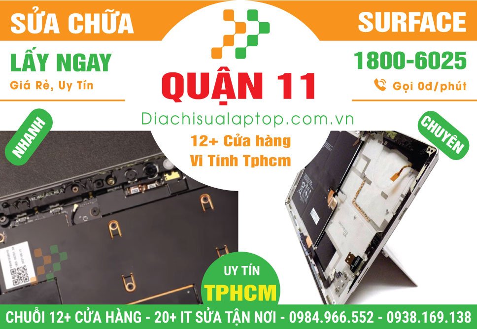 Địa Chỉ Sửa Surface Giá Rẻ Tại Quận 11