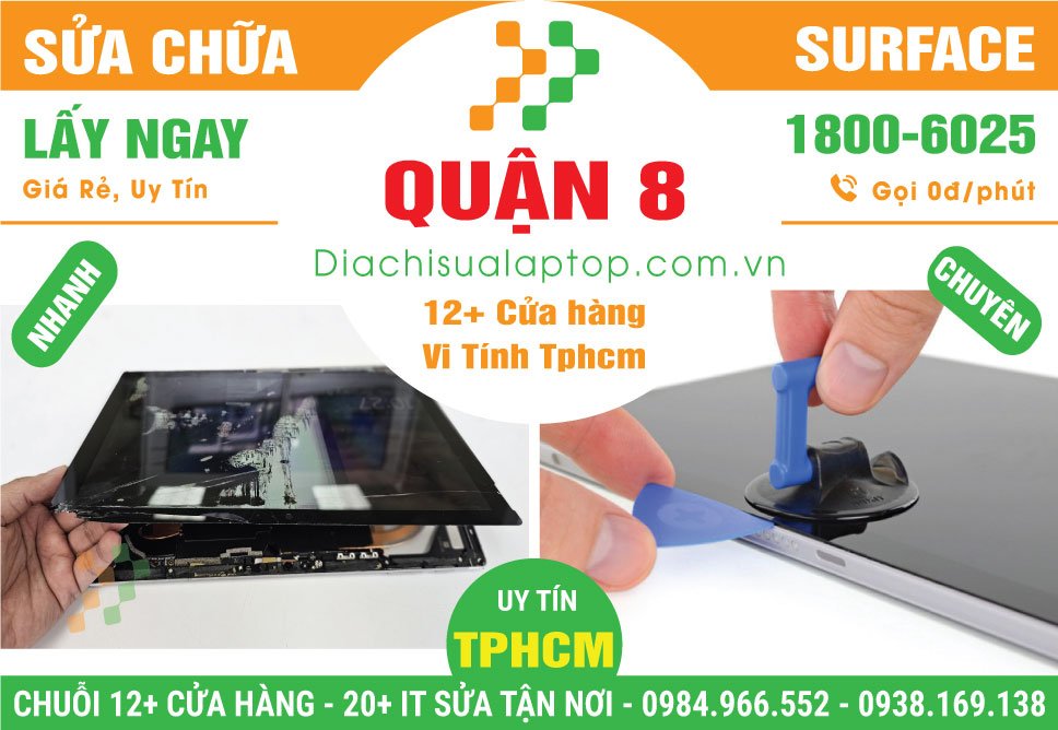 Địa Chỉ Sửa Surface Giá Rẻ Tại Quận 8