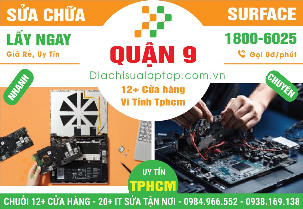 Địa Chỉ Sửa Surface Giá Rẻ Tại Quận 9