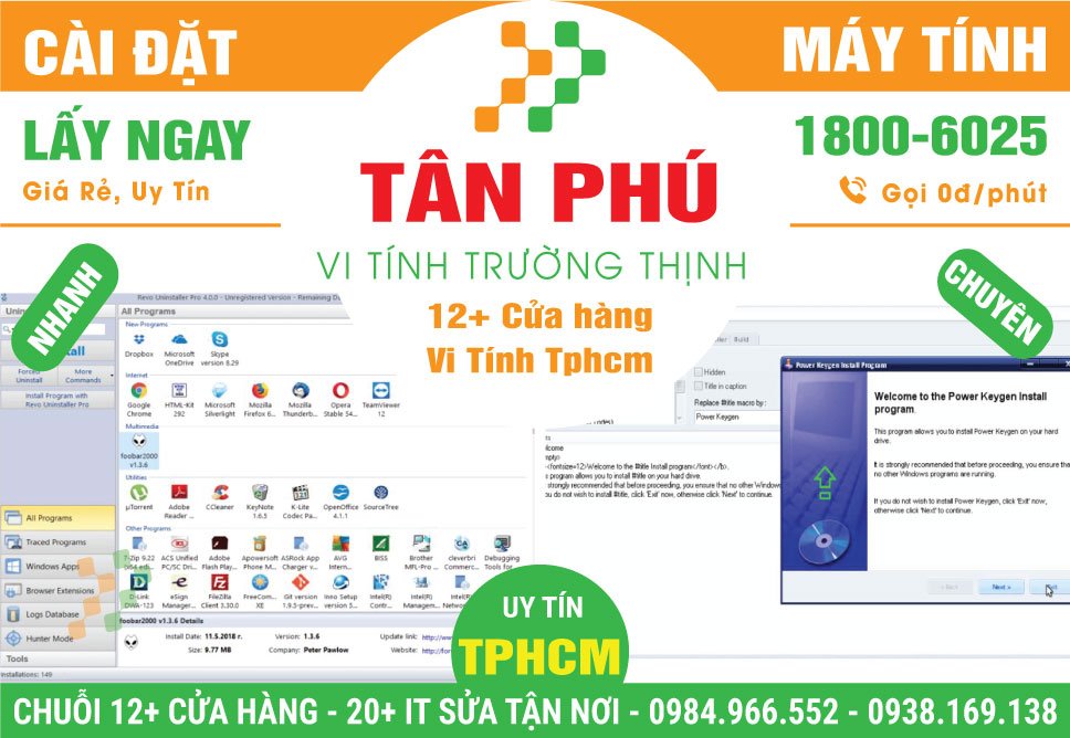 Cài Đặt Máy Tính PC, Laptop Giá Rẻ Tại Quận Tân Phú