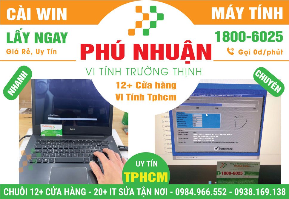 Địa Chỉ Cài Win Laptop, PC Giá Rẻ Tại Quận Phú Nhuận