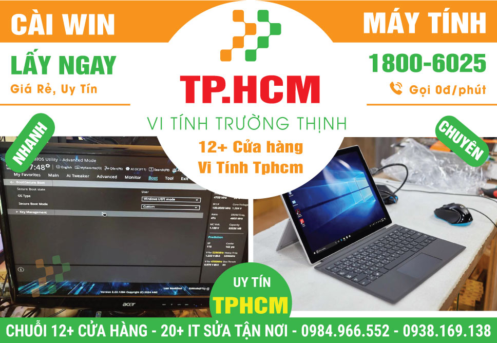 Địa Chỉ Cài Win Laptop, PC Giá Rẻ Tại TPHCM