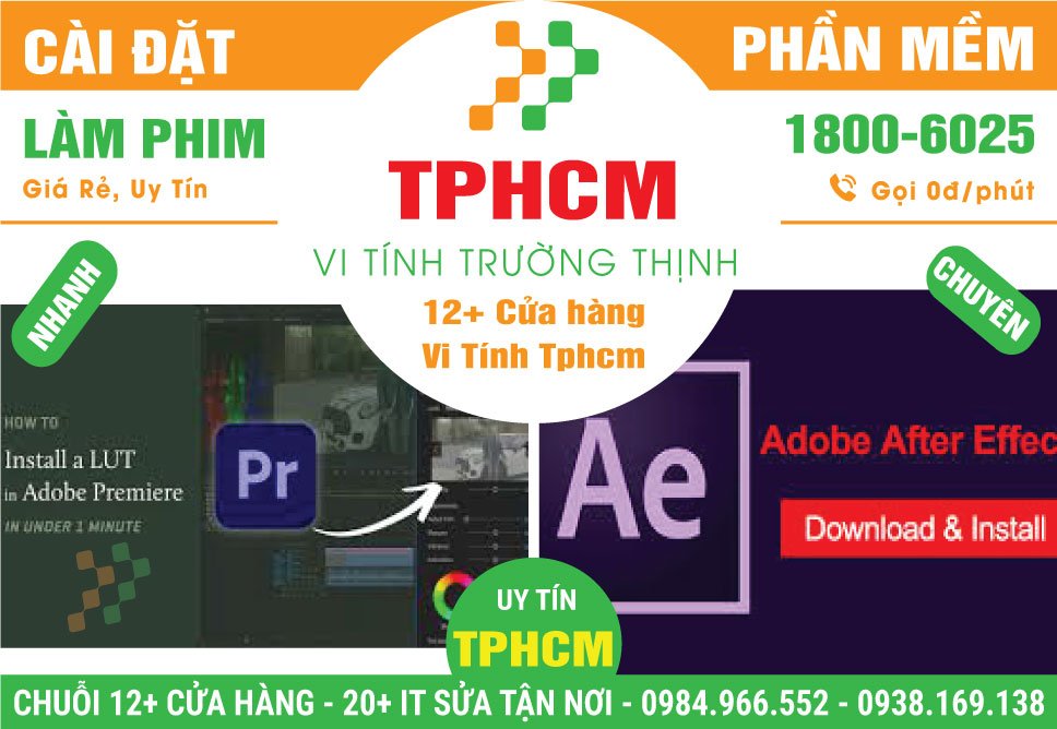 Cài Đặt Phần Mềm Làm Phim - Premiere, After Effects, Davinci