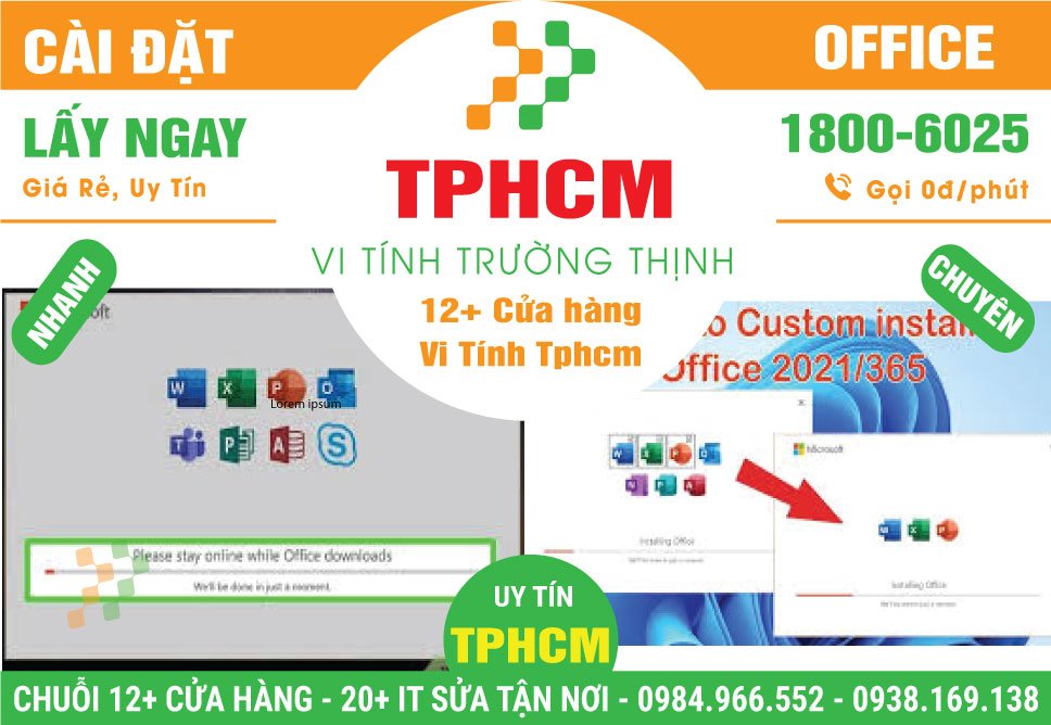Dịch Vụ Cài Đặt Office - Word, Excel, PowerPoint Bản Quyền