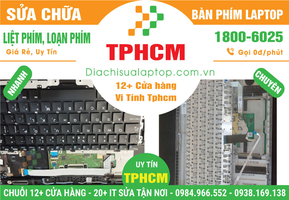 Sửa Chữa Bàn phím laptop liệt phím - loạn phím