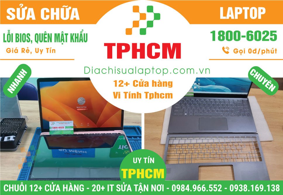 Sửa Chữa Laptop bị khóa BIOS - mất mật khẩu