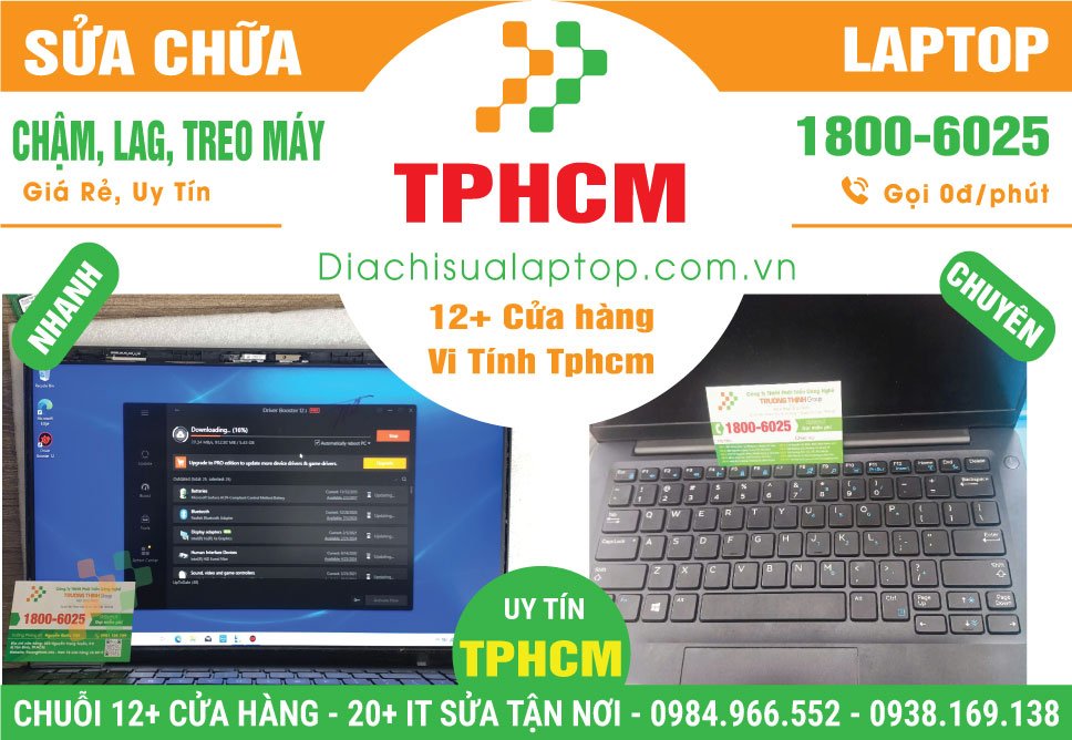 Sửa Chữa Laptop chạy chậm, đơ lag, treo máy