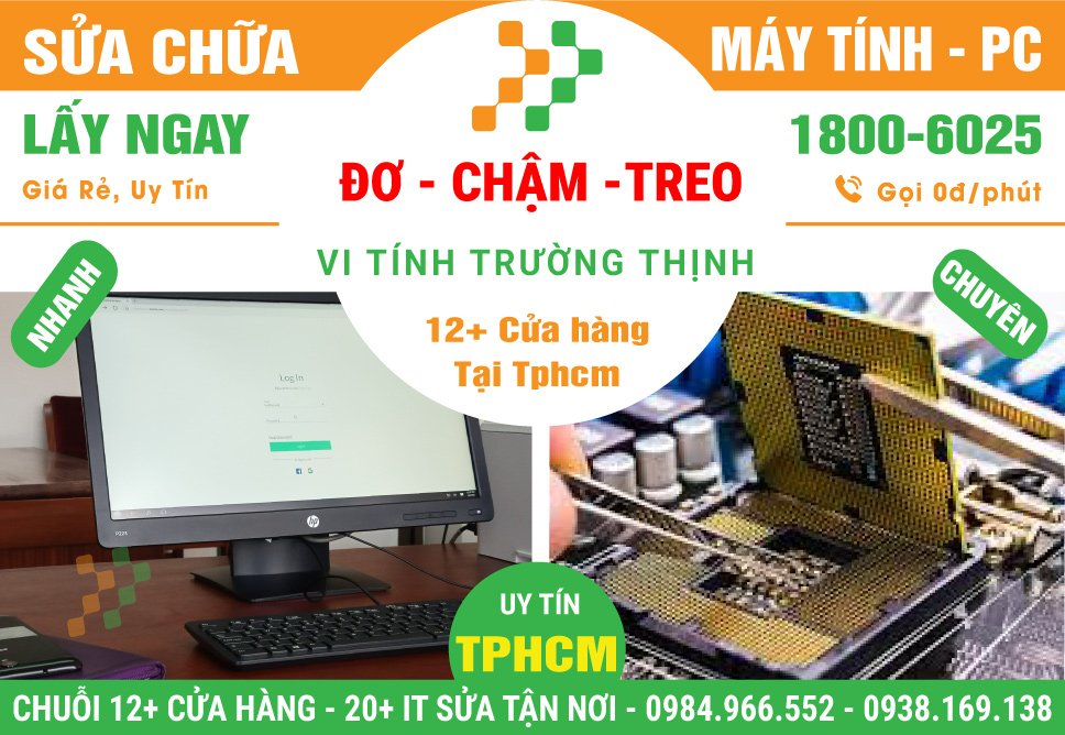 Sửa Chữa PC Chạy Chậm - Đơ Lag - Treo Máy
