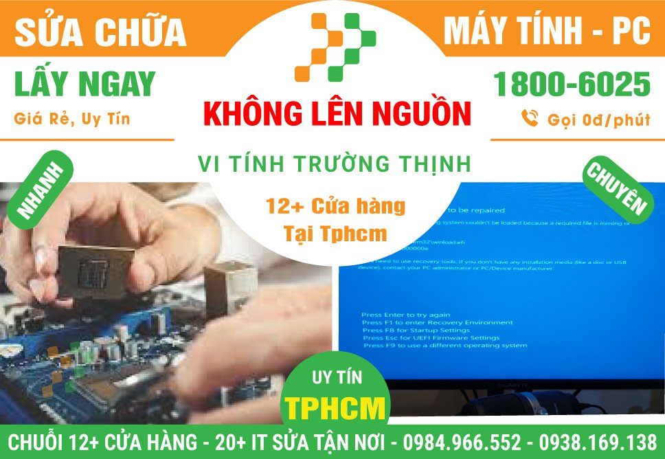 Sửa Chữa PC Không Lên Nguồn - Sập Nguồn - Reset Liên Tục