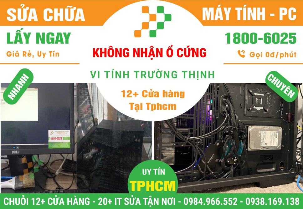 Sửa Chữa PC Không Nhận Ổ Cứng - Bị Mất Dữ Liệu