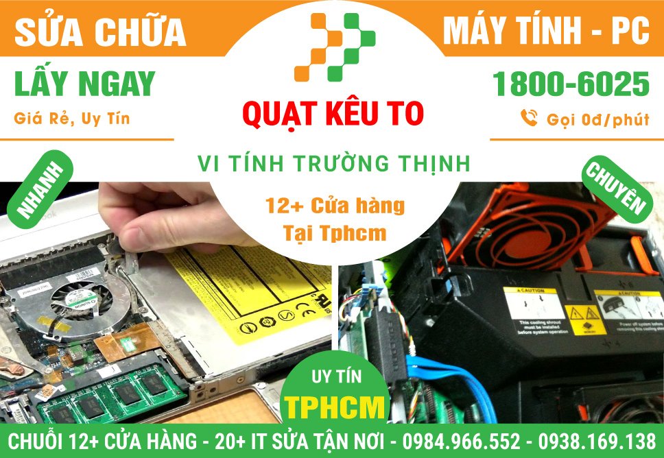 Sửa Chữa PC Nóng - Quạt Kêu To - Tự Tắt Máy