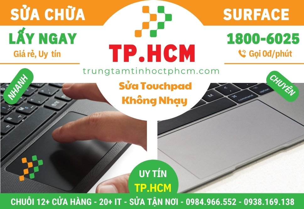 Sửa Touchpad Surface Bị Đơ - Không Hoạt Động