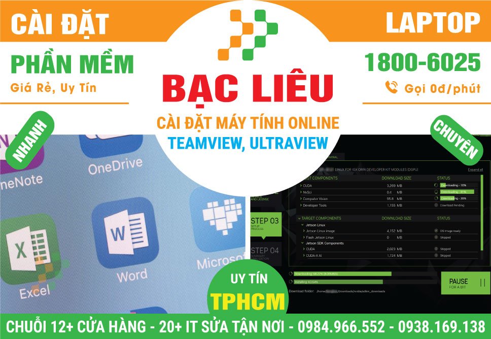 Cài Đặt Máy Tính Online Tại Bạc Liêu