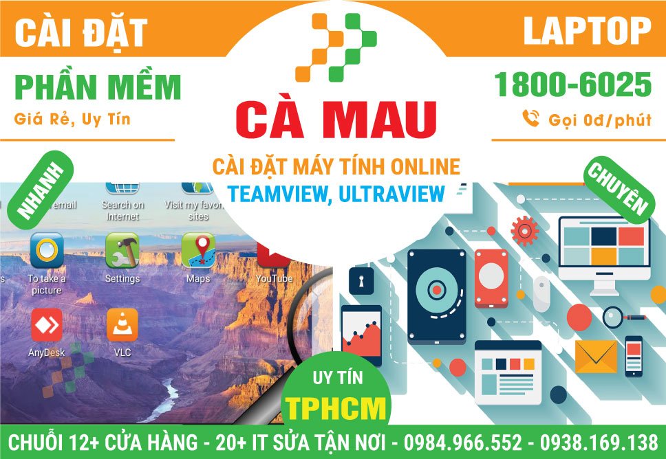 Cài Đặt Máy Tính Online Tại Cà Mau