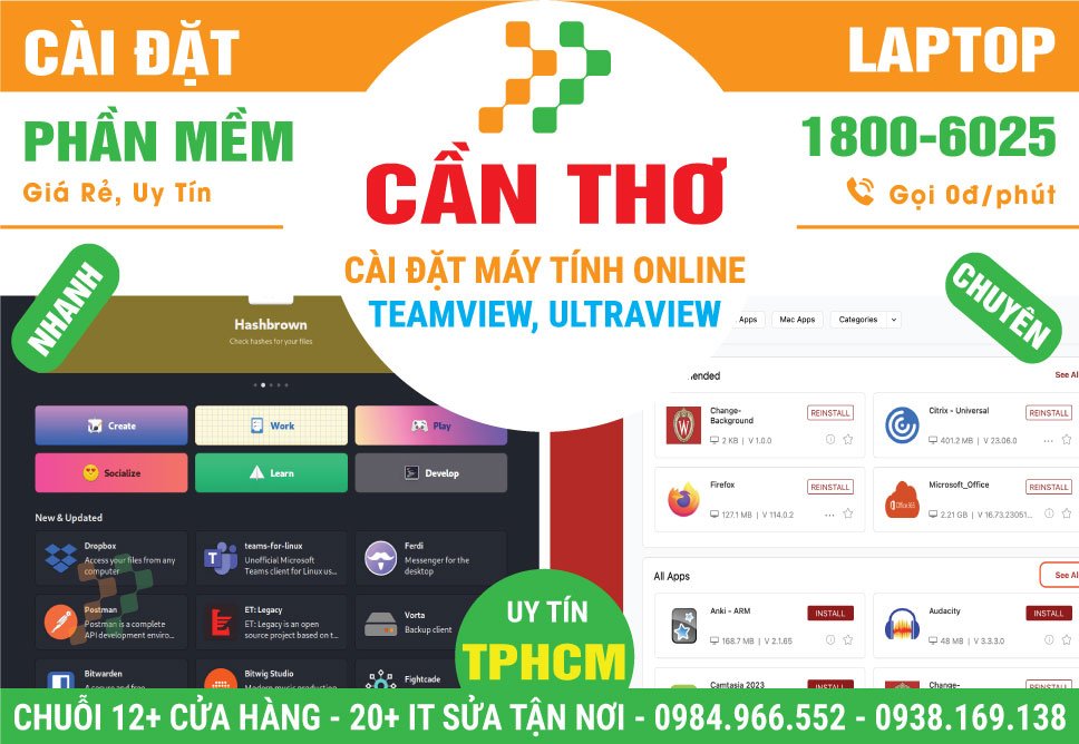 Cài Đặt Máy Tính Online Tại Cần Thơ