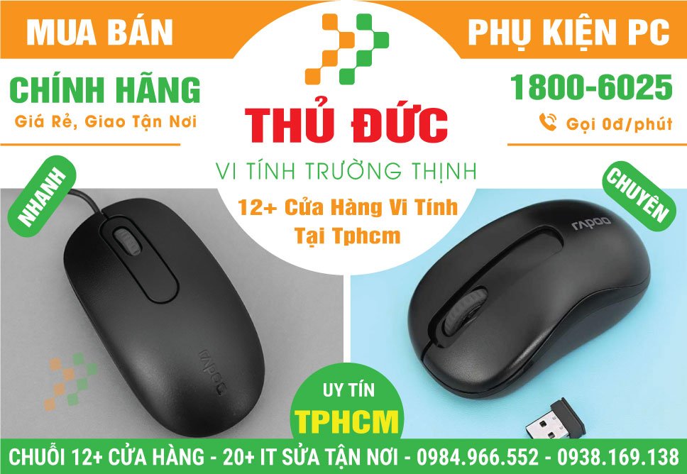 Cửa Hàng Bán Chuột Máy Tính Tại Quận Thủ Đức | Giá Rẻ, Gần Đây