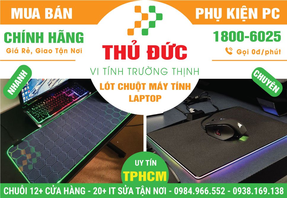 Địa Chỉ Bán Lót Chuột Gaming Tại Quận Thủ Đức Uy Tín
