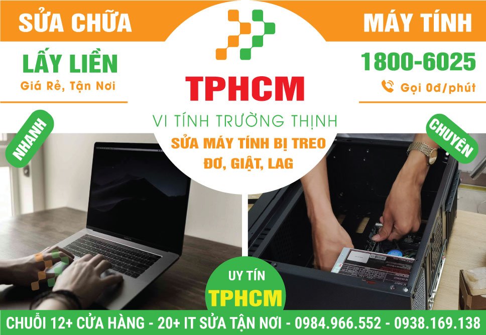 Dịch Vụ Sửa Máy Tính Bị Treo TPHCM | Giá Rẻ, Gần Đây