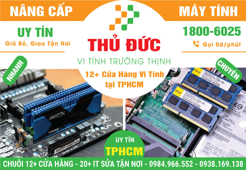 Nâng Cấp Ram PC Tại Thủ Đức | Lấy Liền