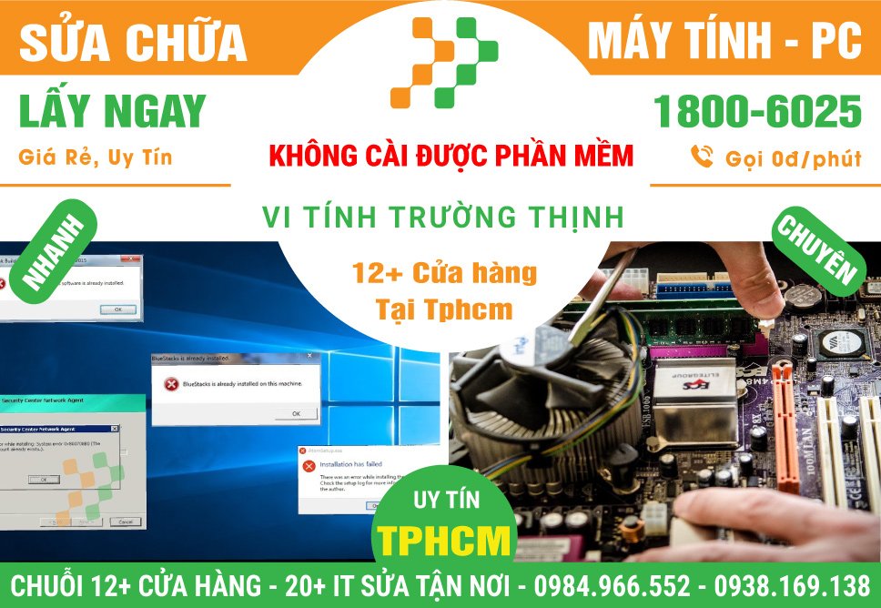 Sửa Chữa PC Không Cài Được Phần Mềm - Lỗi Cập Nhật Win