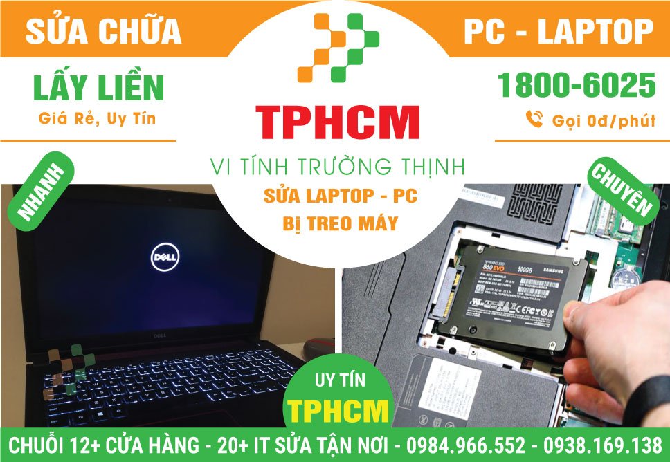 Địa Chỉ Sửa Laptop Bị Treo TPHCM Gần Đây