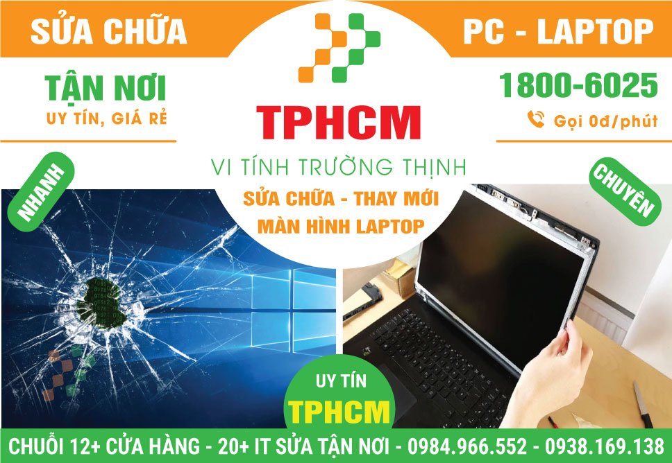 Địa Chỉ Sửa Laptop Vỡ Màn Hình – Thay Màn Hình Chính Hãng Ở TPHCM