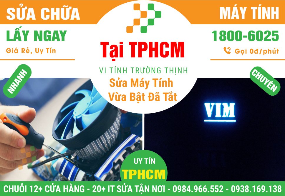 Địa Chỉ Sửa Máy Tính Vừa Bật Đã Tắt TPHCM Lấy Ngay