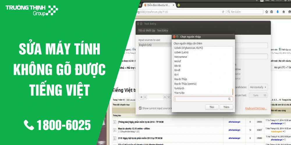 Địa Điểm Sửa Máy Tính Không Gõ Được Tiếng Việt Tại Quận Tân Bình