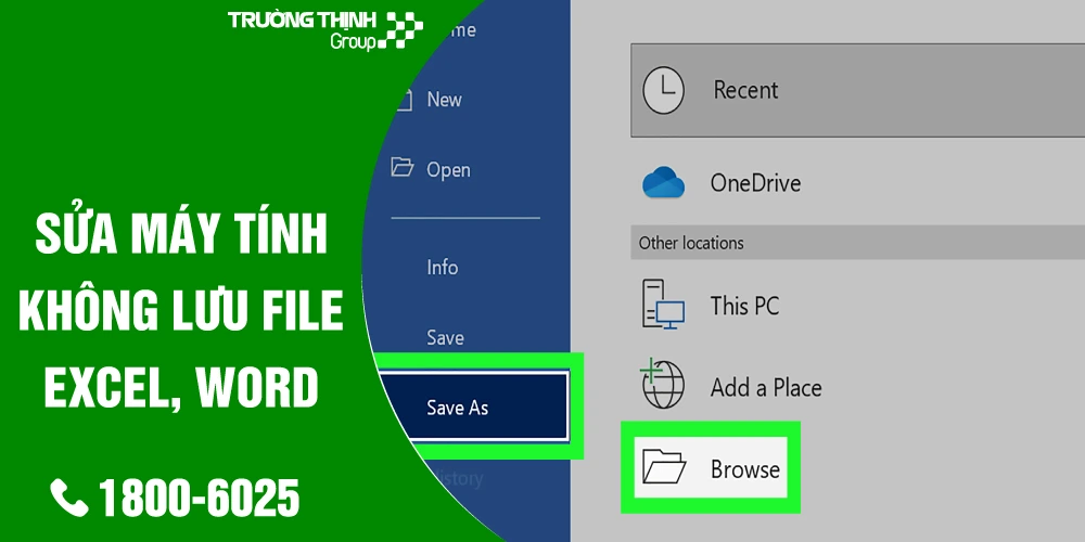 Địa Điểm Sửa Máy Tính Không Lưu Được File Excel, Word Tại Quận Tân Bình