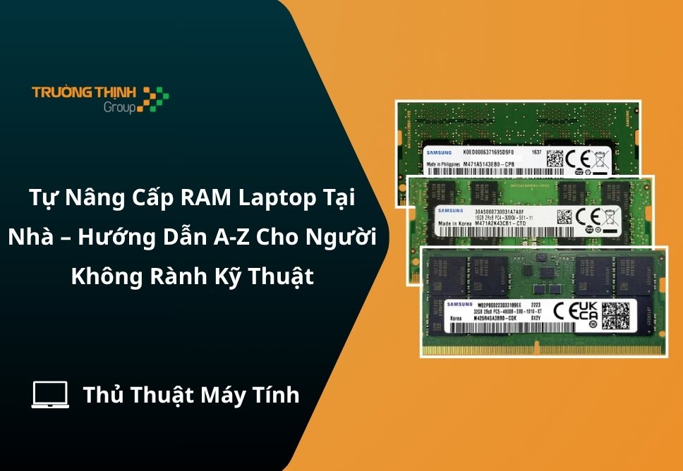 Tự Nâng Cấp RAM Laptop Tại Nhà – Hướng Dẫn A-Z Cho Người Không Rành Kỹ Thuật
