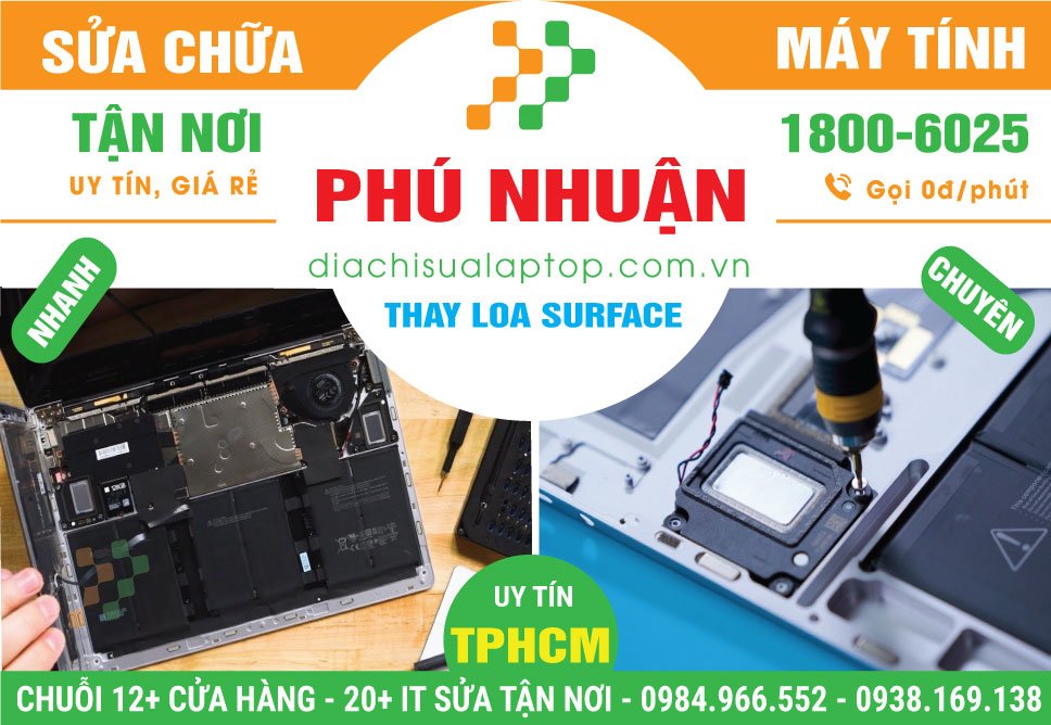Địa Chỉ Thay Loa Surface Quận Phú Nhuận Lấy Ngay