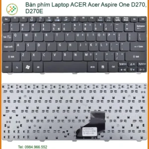 Thay Bàn Phím Laptop Acer Aspire One D270, D270e Chính Hãng Lấy Ngay