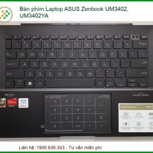 Thay Bàn Phím Laptop Asus Zenbook Um3402, Um3402ya Zin Chính Hãng - Lấy Liền Tại Chỗ