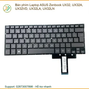 Thay Bàn Phím Laptop Asus Zenbook Ux32 Ux32a Ux32vd Ux32la Ux32ln Zin Chính Hãng Lấy Liền
