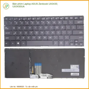 Thay Bàn Phím Laptop Asus Zenbook Ux3430, Ux3430ua Zin Chính Hãng - Lấy Liền Tại Chỗ