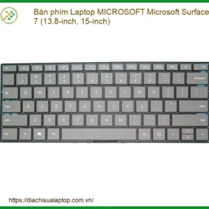 Thay Bàn Phím Laptop Microsoft Surface 7 (13.8-inch, 15-inch) Chính Hãng, Lấy Liền