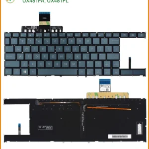 Bàn phím Laptop ASUS Zenbook Duo UX481, UX481FA, UX481FL | Thay Thế Tận Nơi, Bảo Hành Chu Đáo
