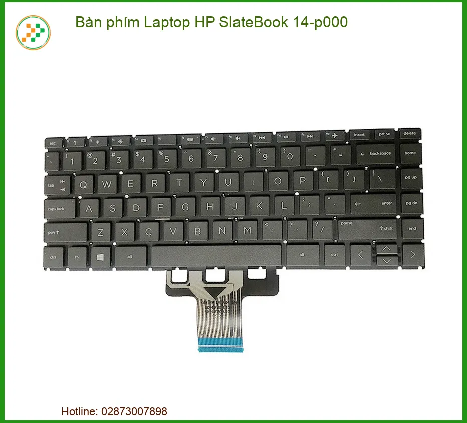 Bàn Phím Laptop HP SlateBook 14-p000 - Chính Hãng, Thay Thế Lấy Liền, Uy Tín TP.HCM