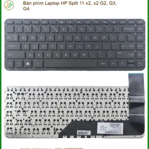 Bàn phím Laptop HP Split 11 x2, x2 G2, G3, G4 - Thay Mới Chính Hãng, Lấy Liền, Giá Tốt