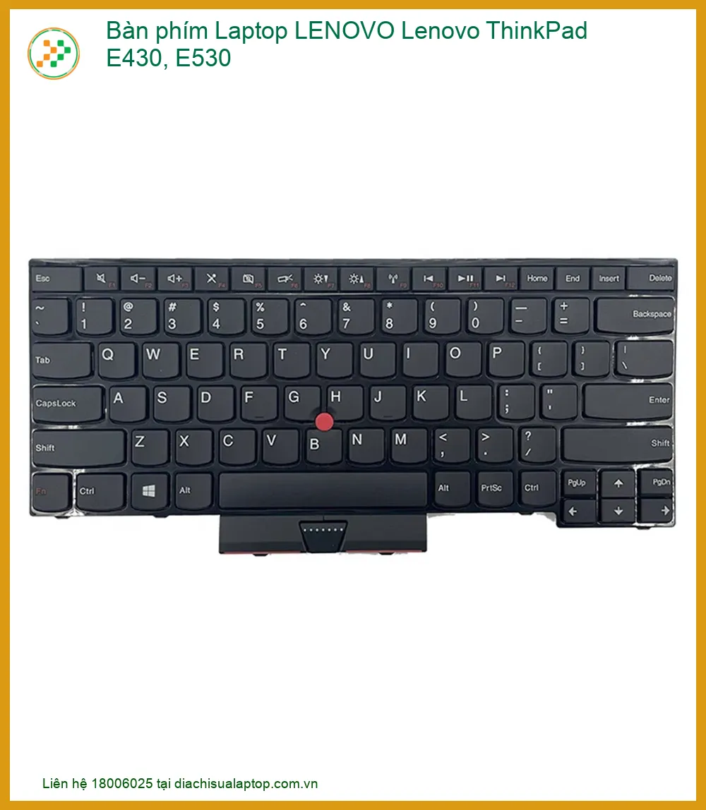 Bàn phím Laptop LENOVO Lenovo ThinkPad E430, E530 - Thay Thế & Nâng Cấp Chính Hãng