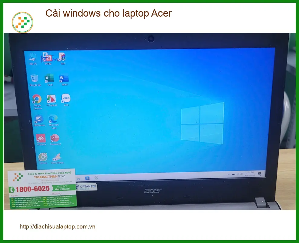Bạn Đạt ở Bình Tân review dịch vụ cài windows cho laptop Acer uy tín ảnh thực tế 1