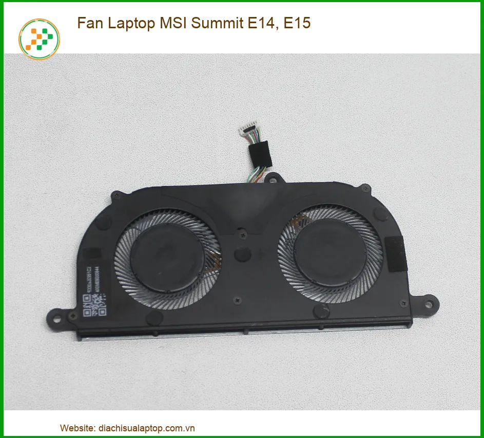 Quạt Tản Nhiệt Laptop MSI Summit E14, E15 - Dịch vụ thay lấy liền TPHCM