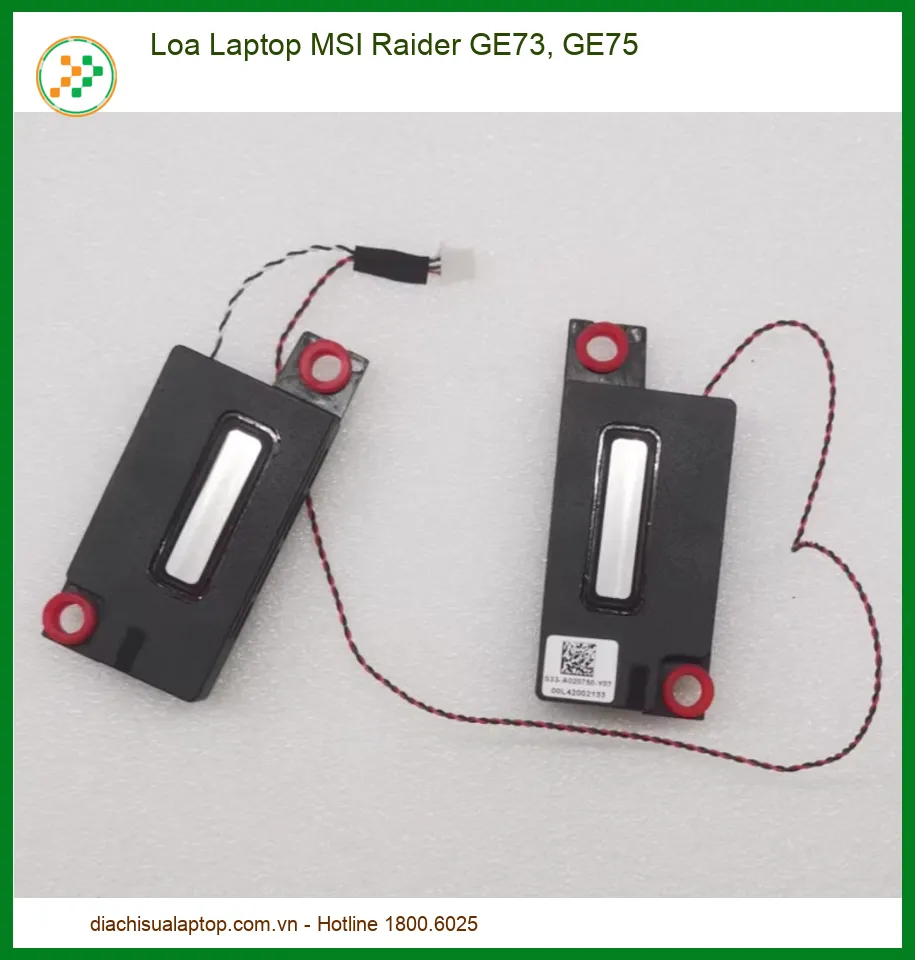 Loa Laptop MSI Raider GE73, GE75 - Địa chỉ sửa lấy liền TPHCM