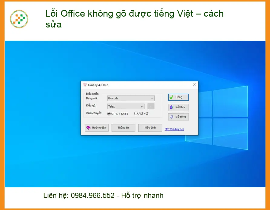 Lỗi Office không gõ tiếng Việt – Sửa nhanh - Địa chỉ gần đây