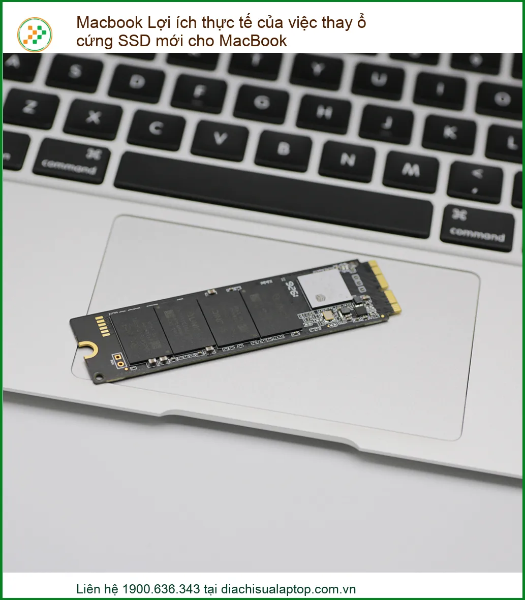 Macbook Lợi ích thực tế của việc thay ổ cứng SSD mới cho MacBook